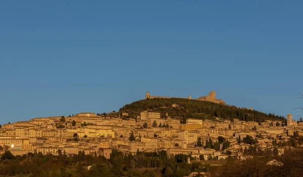 Asyż Perugia Umbria Oszałamiający Widok — Zdjęcie stockowe