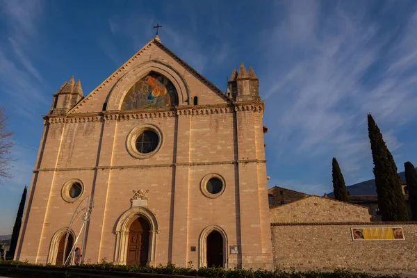 Assisi Rivotorto Perugia Umbrië Het Sanctuary Uitzicht Hoofdgevel — Stockfoto