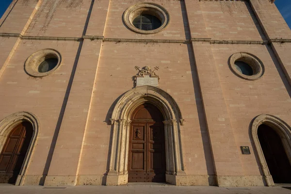 Asís Rivotorto Perugia Umbría Santuario Vista Fachada Principal — Foto de Stock