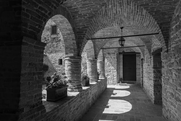Rotella Ascoli Piceno Marche San Francesco Nun Hermitage — Stok fotoğraf