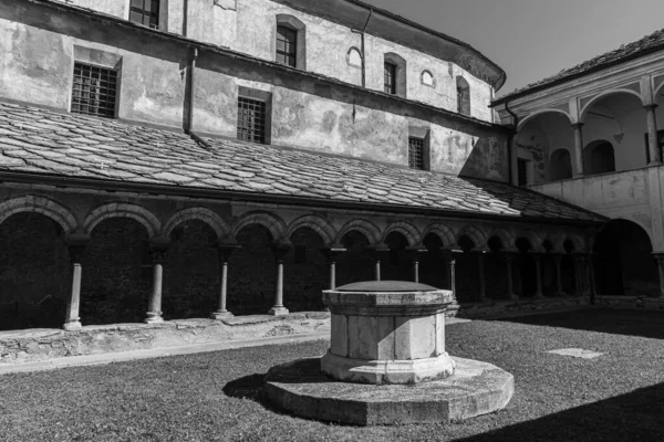 Aosta Italy Collegiate Church Santissimi Pietro Orso — Stock Photo, Image