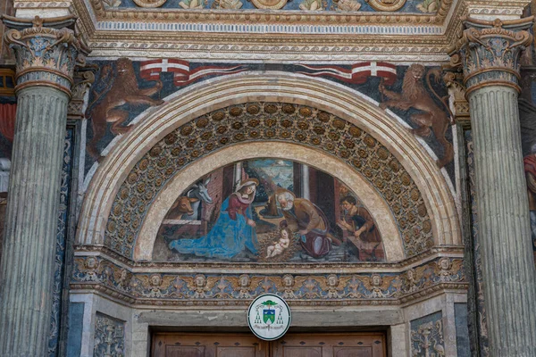 Aosta Cathedral Santa Maria Assunta — Stock Photo, Image