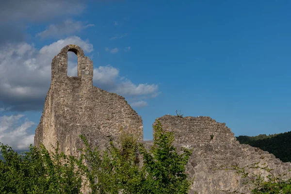 Isernia Molise Ruïnes Van Het Hemelse Klooster Van Spirito Uitzicht — Stockfoto