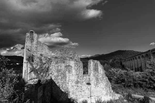 Isernie Molise Zřícenina Nebeského Kláštera Spirita Zobrazit — Stock fotografie