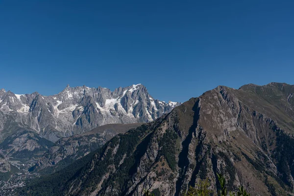 Valle Daosta Italia Macizo Del Mont Blanc — Foto de Stock