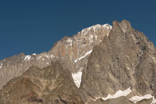 Valle Aosta Italia Massiccio Del Monte Bianco — Foto Stock