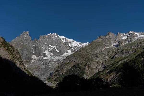 Valle Daosta Ιταλία Όρος Mont Blanc — Φωτογραφία Αρχείου