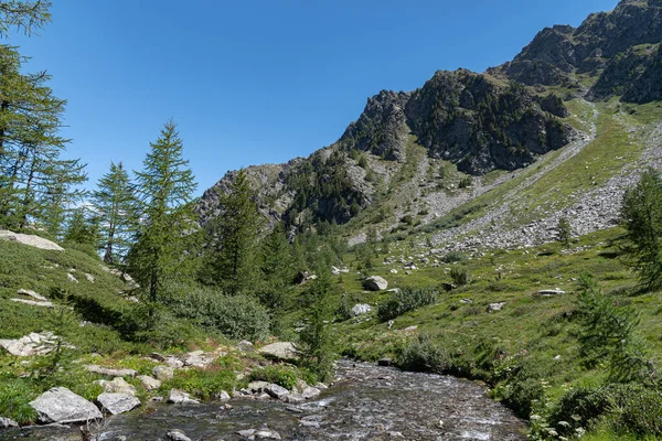 Morgex Aosta Der Wunderschöne See Von Arpy — Stockfoto