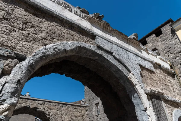 Aosta Italy Porta Pretoria — Stock Photo, Image