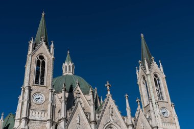 Castelpetroso, Isernia, Molise. Madonna Addolorata Sığınağı.  