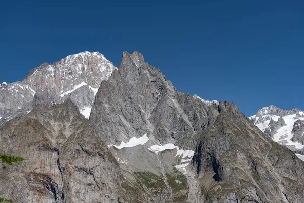 Valle Aosta Italia Massiccio Del Monte Bianco — Foto Stock