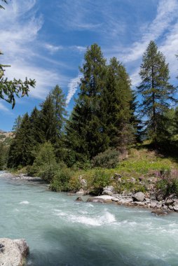 Valle d 'Aosta. La Thuile. Verney 'in Dora Nehri