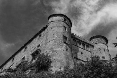 Carpinone, Molise, Isernia. Ortaçağ Şatosu. 