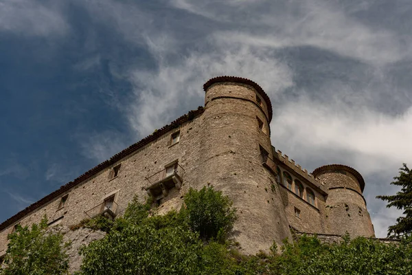Карпиноне Молизе Изернии Средневековый Замок — стоковое фото