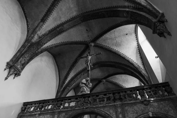 Aosta Italië Collegiale Kerk Van Santissimi Pietro Orso — Stockfoto