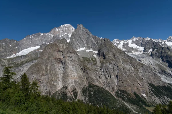 Valle Aosta Italia Massiccio Del Monte Bianco — Foto Stock