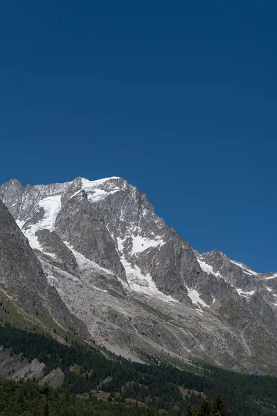Valle Daosta Ιταλία Όρος Mont Blanc — Φωτογραφία Αρχείου