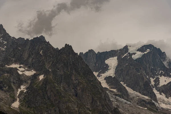 Valle Aosta Italia Massiccio Del Monte Bianco — Foto Stock