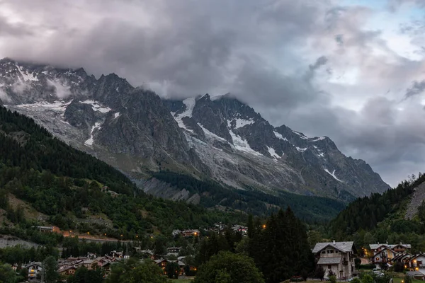 Valle Daosta Italia Macizo Del Mont Blanc — Foto de Stock