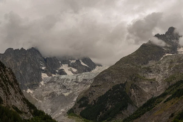 Valle Aosta Italia Massiccio Del Monte Bianco — Foto Stock