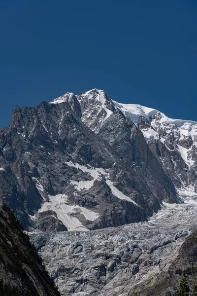 Valle Daosta Italy Mont Blanc Massif — Stock Photo, Image