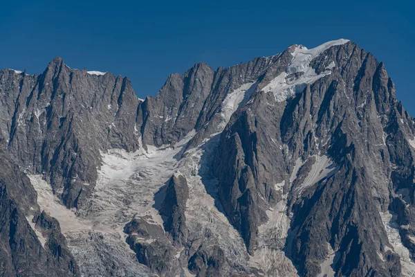 Valle Aosta Italia Massiccio Del Monte Bianco — Foto Stock