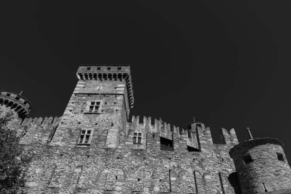 Valle Aosta Medieval Castle Fenis — Stock Photo, Image