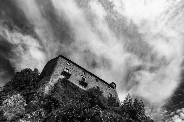 Carpinone Molise Isernia Středověký Hrad — Stock fotografie