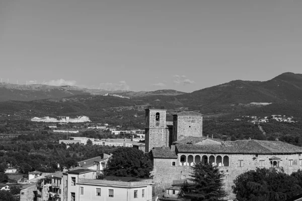 Molise Macchia Isernia Schloss Alena Aussicht — Stockfoto