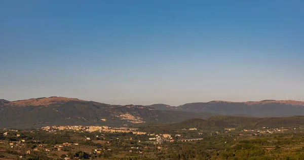 Molise Summer Panorama Village Macchia Isernia — Stock Photo, Image