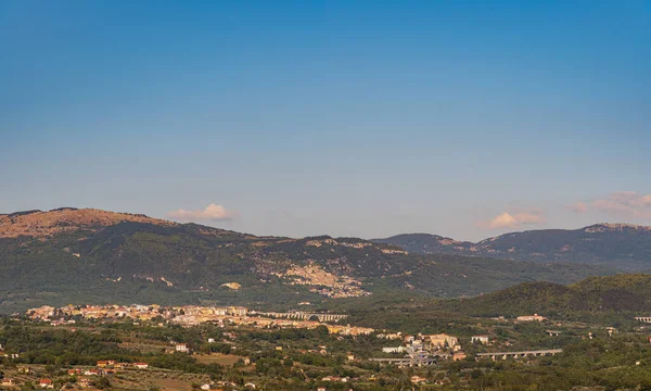 Molise Summer Panorama Village Macchia Isernia — Stock Photo, Image