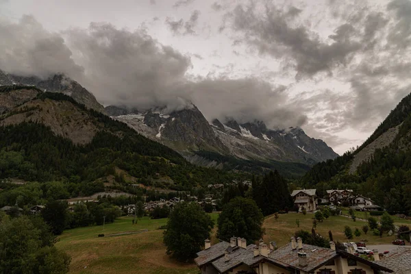 Valle Daosta Italia Macizo Del Mont Blanc — Foto de Stock