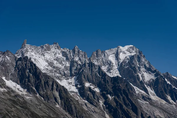 Valle Aosta Italia Massiccio Del Monte Bianco — Foto Stock