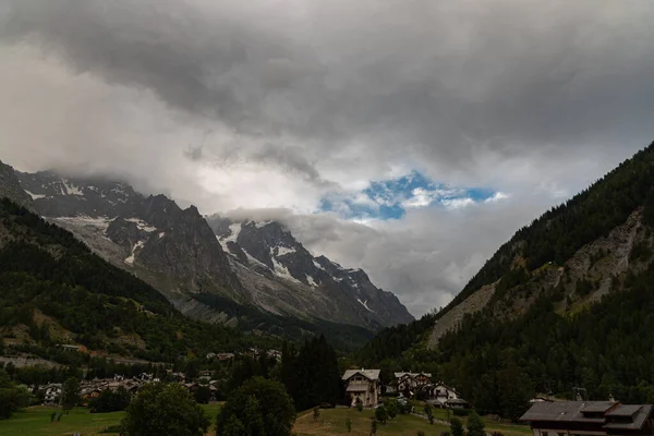 Valle Daosta Italia Macizo Del Mont Blanc — Foto de Stock