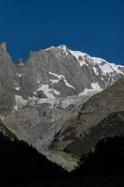 Valle Aosta Italia Massiccio Del Monte Bianco — Foto Stock