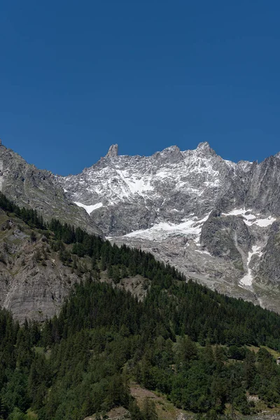 Valle Daosta Ιταλία Όρος Mont Blanc — Φωτογραφία Αρχείου