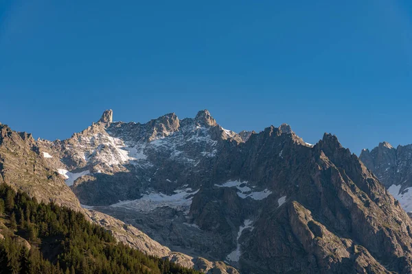 Valle Aosta Italia Massiccio Del Monte Bianco — Foto Stock