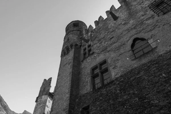 Вальє Аоста Середньовічний Замок Феніс — стокове фото