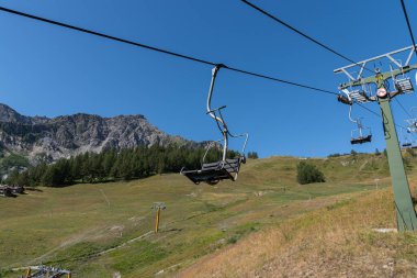 Valle d 'Aosta. Muhteşem dağ manzarası