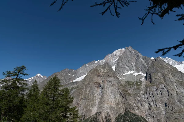 Valle Daosta Ιταλία Όρος Mont Blanc — Φωτογραφία Αρχείου