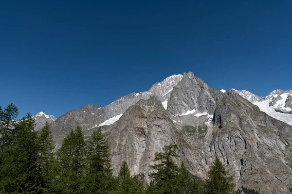 Valle Daosta Olaszország Mont Blanc Hegység — Stock Fotó