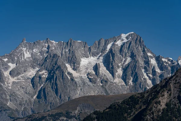 Valle Aosta Italia Massiccio Del Monte Bianco — Foto Stock