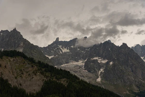 Valle Aosta Italia Massiccio Del Monte Bianco — Foto Stock