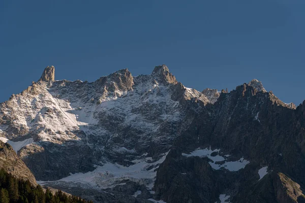 Valle Aosta Italia Massiccio Del Monte Bianco — Foto Stock