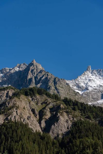 Valle Aosta Italia Massiccio Del Monte Bianco — Foto Stock