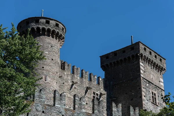 Valle Aosta Het Middeleeuwse Kasteel Van Fenis — Stockfoto