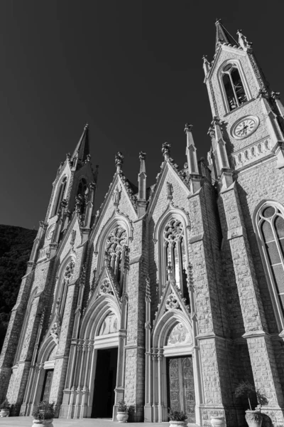 Castelpetroso Isernia Molise Santuario Della Madonna Addolorata Santuario Iniziato Con — Foto Stock