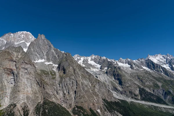 Valle Aosta Italia Massiccio Del Monte Bianco — Foto Stock