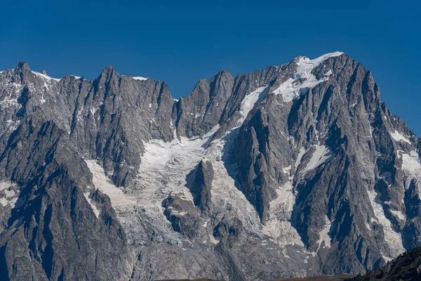 Valle Aosta Italia Massiccio Del Monte Bianco — Foto Stock