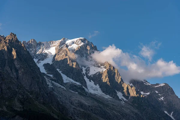 Valle Aosta Italia Massiccio Del Monte Bianco — Foto Stock